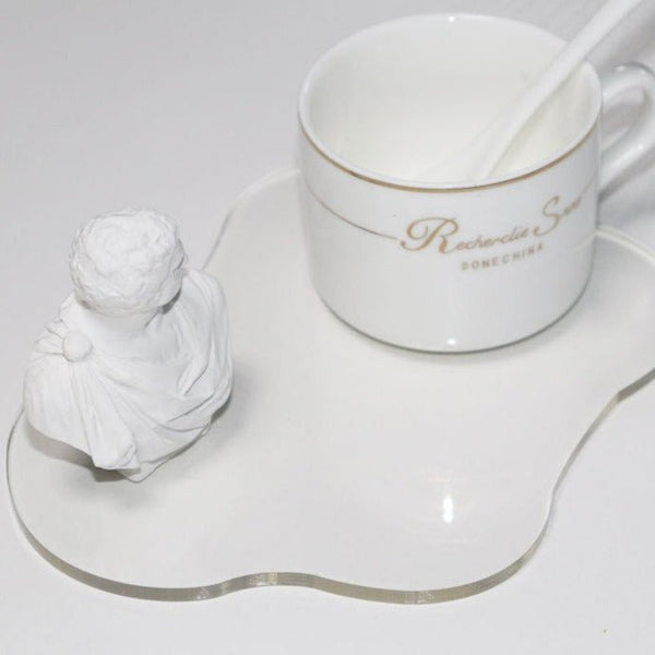 Irregular Transparent Acrylic Coasters Collection -- Delicors