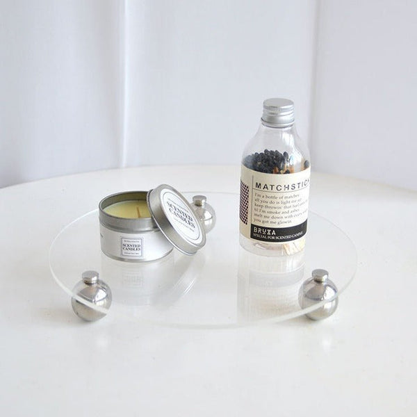 Irregular Transparent Acrylic Tray Collection -- Delicors