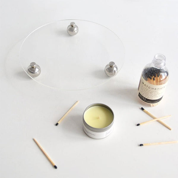 Irregular Transparent Acrylic Tray Collection -- Delicors