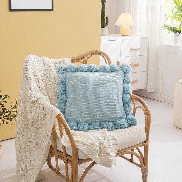 Joyful Pom Pom Cushion -Cushion- Delicors