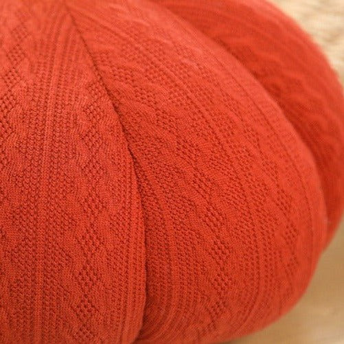 Knitted Pumpkin Cushion -- Delicors