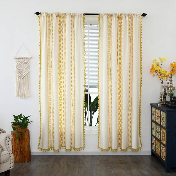Lemon Splice Curtain -Curtain- Delicors