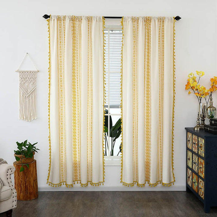 Lemon Splice Curtain -Curtain- Delicors