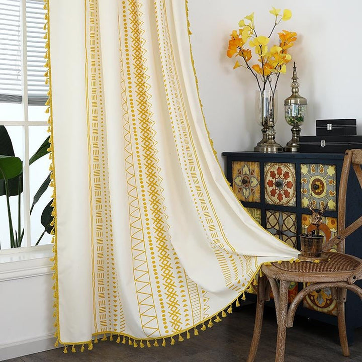 Lemon Splice Curtain -Curtain- Delicors
