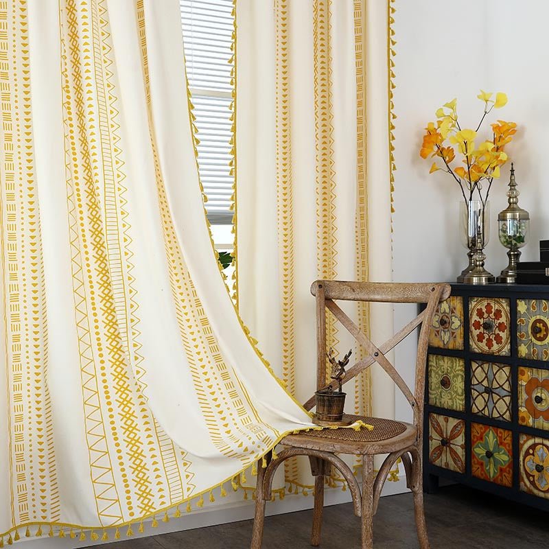 Lemon Splice Curtain -Curtain- Delicors
