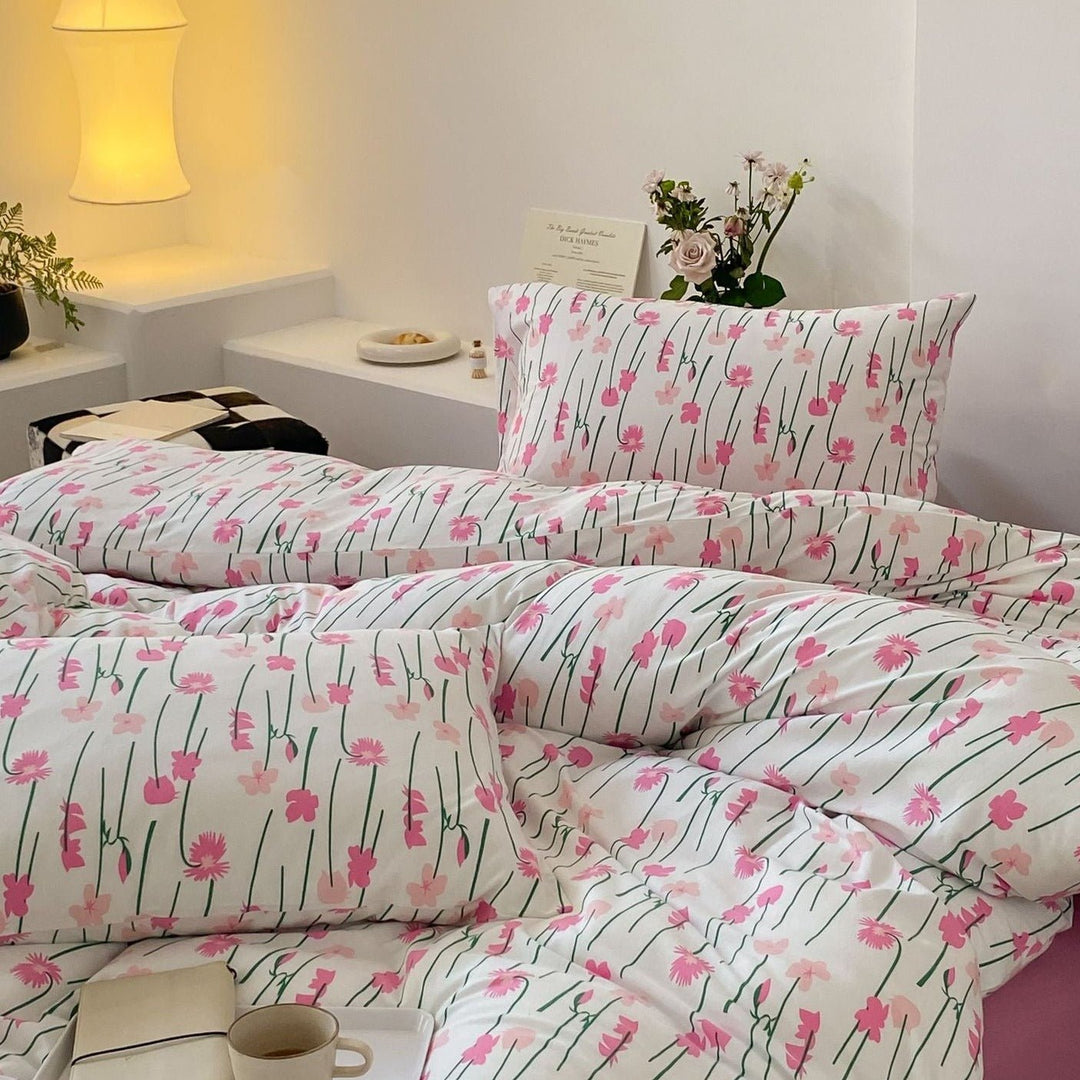 Loulouthi Pink Bedding Set -Bedding- Delicors