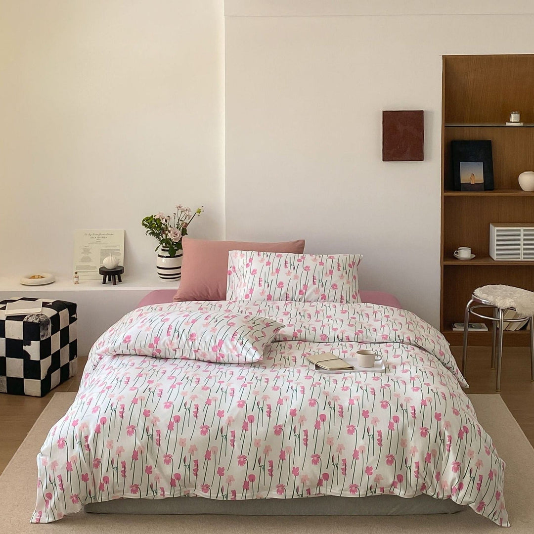 Loulouthi Pink Bedding Set -Bedding- Delicors