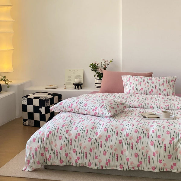 Loulouthi Pink Bedding Set -Bedding- Delicors