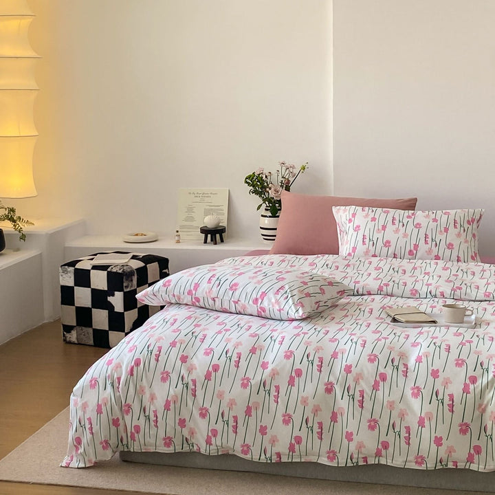 Loulouthi Pink Bedding Set -Bedding- Delicors