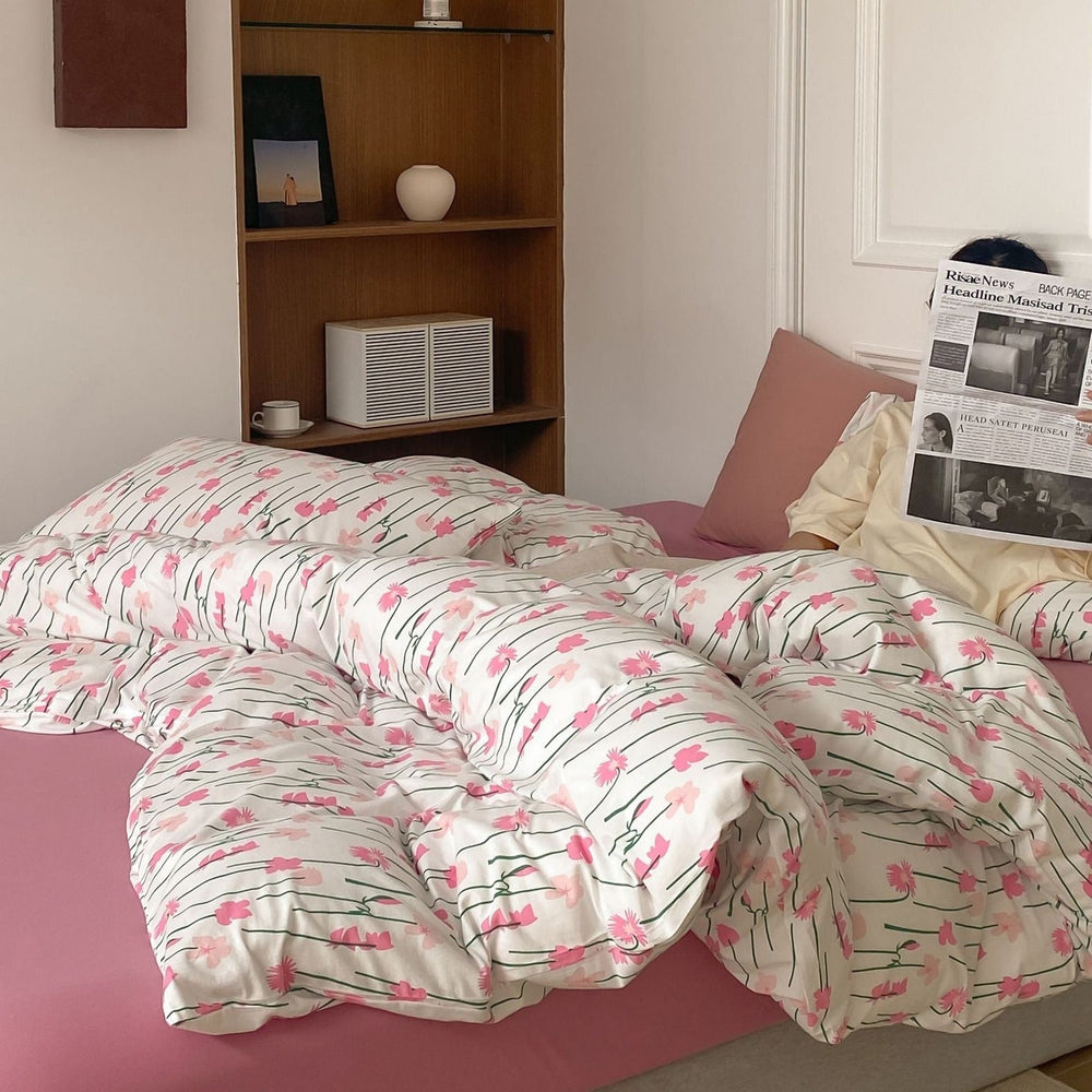 Loulouthi Pink Bedding Set -Bedding- Delicors