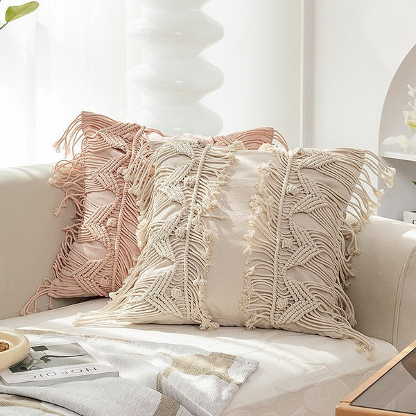 Macramé Weave Cushion Collection -Cushion- Delicors
