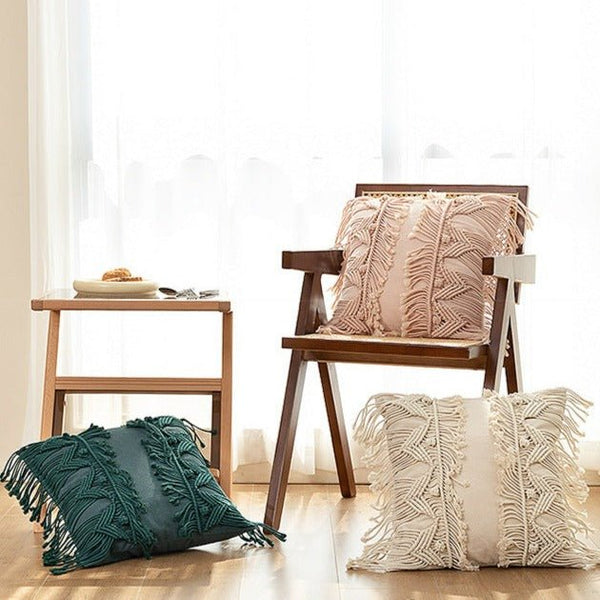 Macramé Weave Cushion Collection -Cushion- Delicors