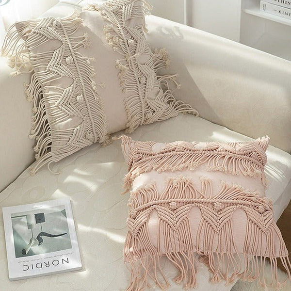 Macramé Weave Cushion Collection -Cushion- Delicors