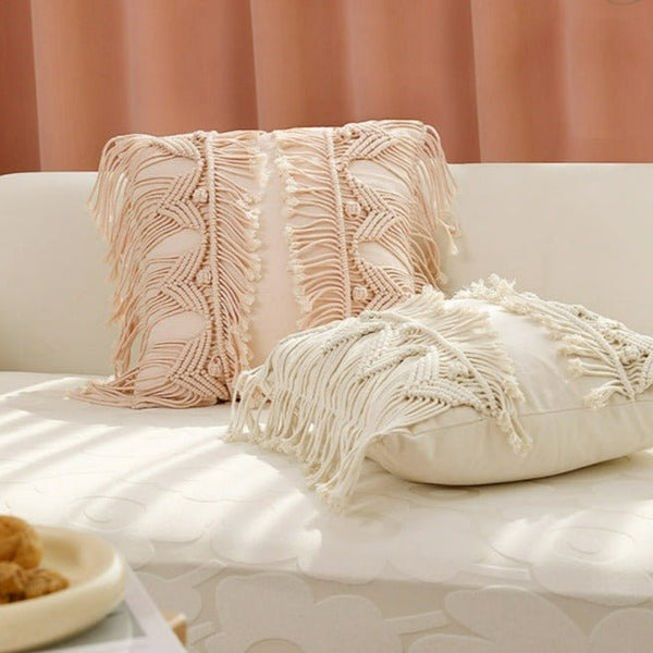 Macramé Weave Cushion Collection -Cushion- Delicors