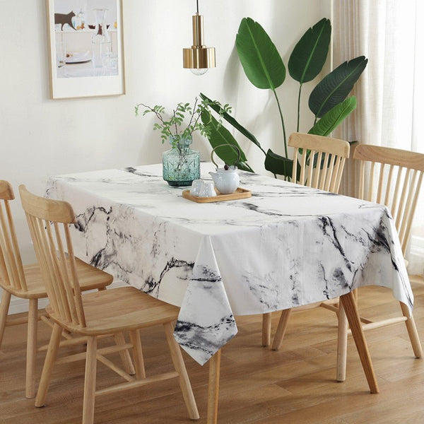 Marbled Tablecloth Collection -Table Cloth- Delicors