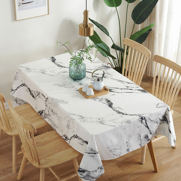 Marbled Tablecloth Collection -Table Cloth- Delicors