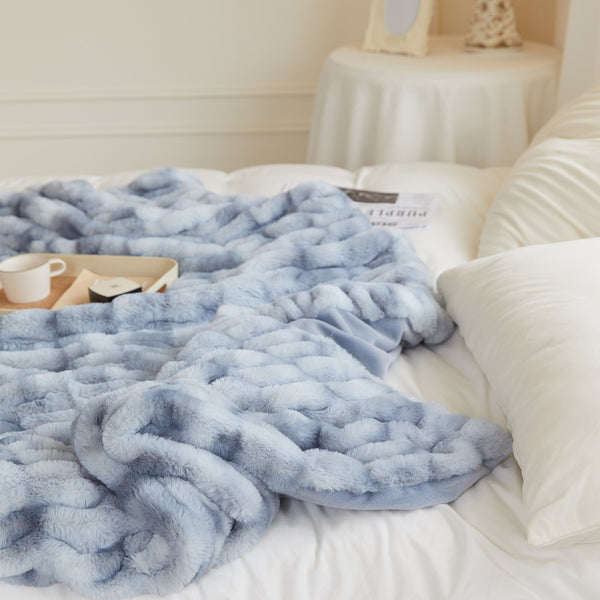 Marie Puffed Blanket Collection -Throw- Delicors