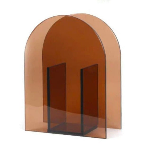Maxima Dark Arches Acrylic Vase Collection -- Delicors