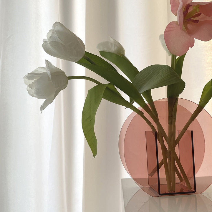Millennial Pink Acrylic Vase Collection -- Delicors