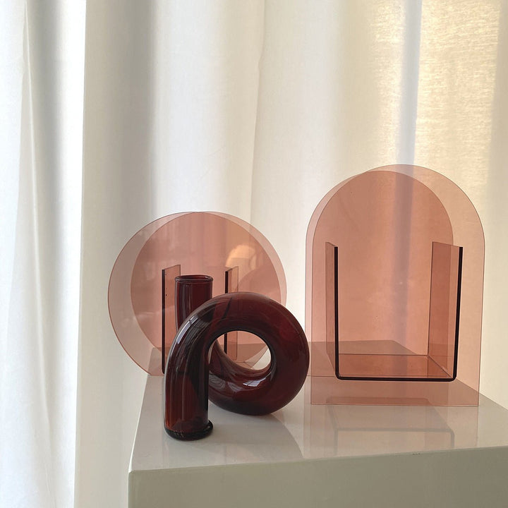 Millennial Pink Acrylic Vase Collection -- Delicors