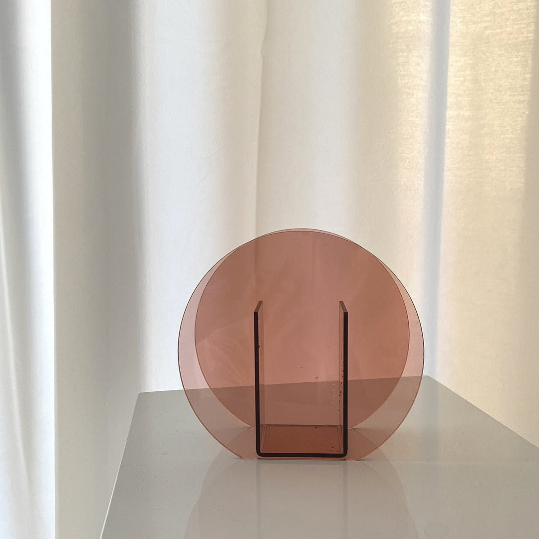 Millennial Pink Acrylic Vase Collection -- Delicors