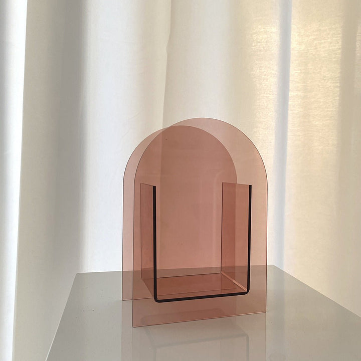 Millennial Pink Acrylic Vase Collection -- Delicors