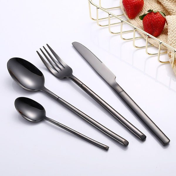 Minimalist Essentials 4-Person Cutlery Set -- Delicors