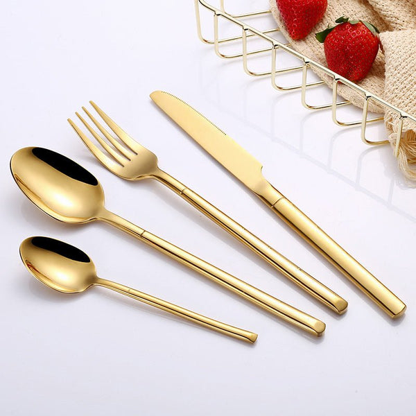Minimalist Essentials 4-Person Cutlery Set -- Delicors