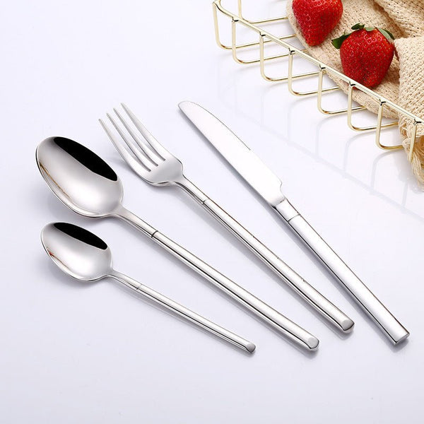 Minimalist Essentials 4-Person Cutlery Set -- Delicors