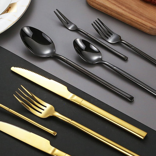 Minimalist Essentials 4-Person Cutlery Set -- Delicors