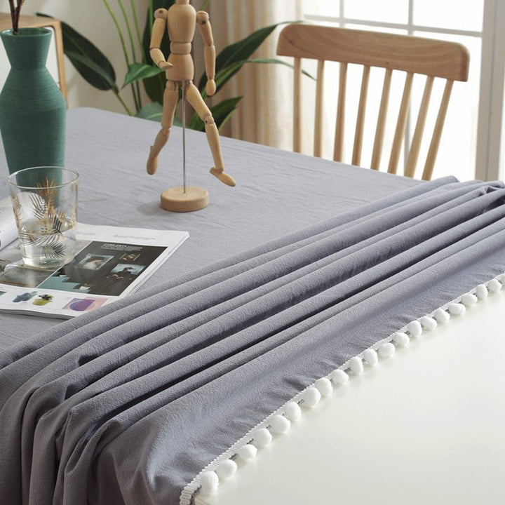 Moore Tassel Tablecloth -Table Cloth- Delicors