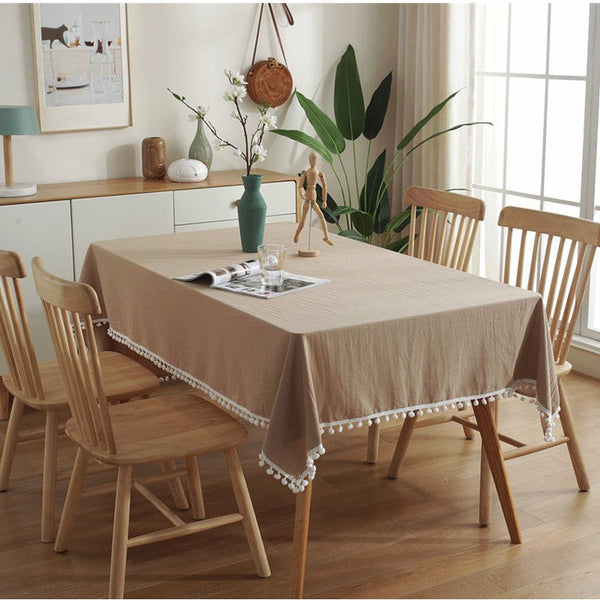 Moore Tassel Tablecloth -Table Cloth- Delicors