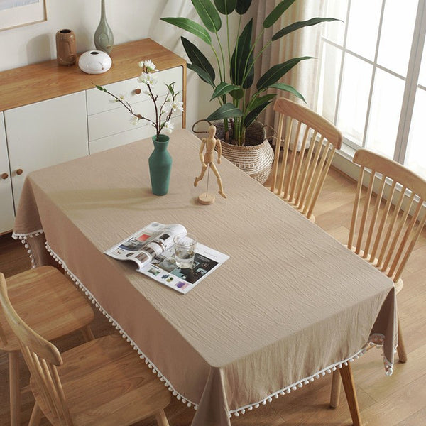 Moore Tassel Tablecloth -Table Cloth- Delicors