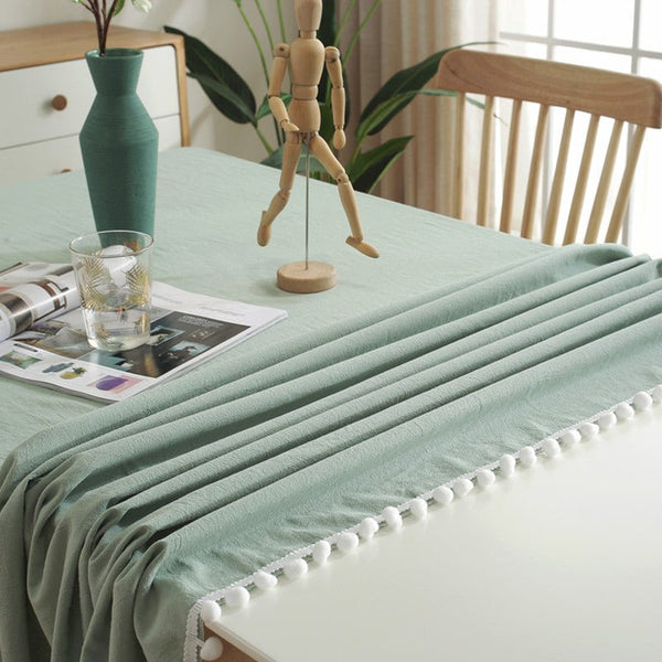 Moore Tassel Tablecloth -Table Cloth- Delicors