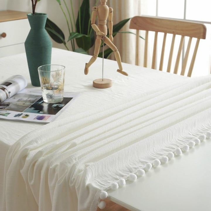 Moore Tassel Tablecloth -Table Cloth- Delicors