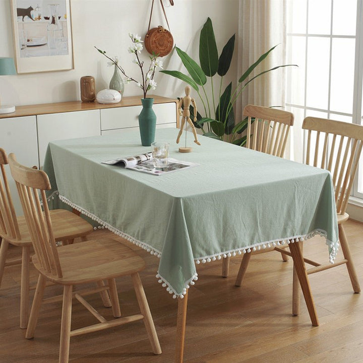 Moore Tassel Tablecloth -Table Cloth- Delicors