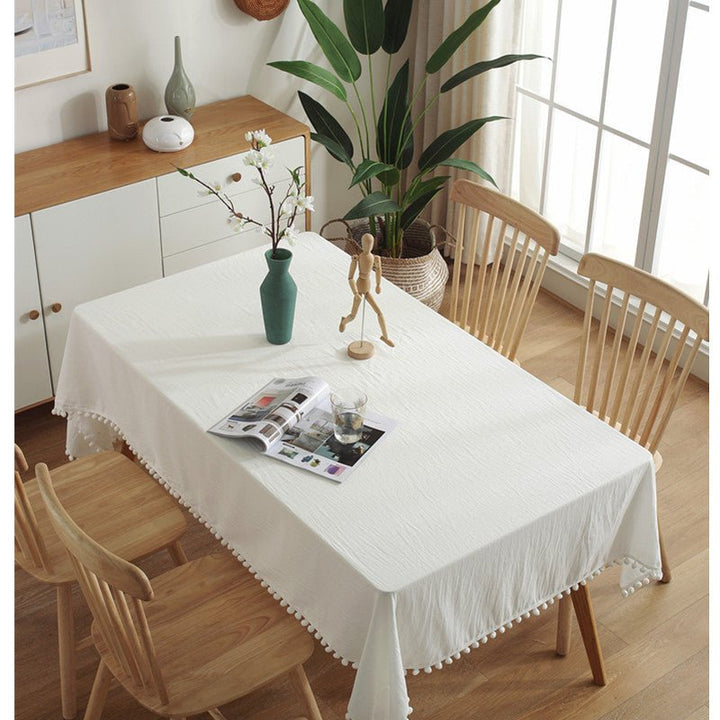 Moore Tassel Tablecloth -Table Cloth- Delicors