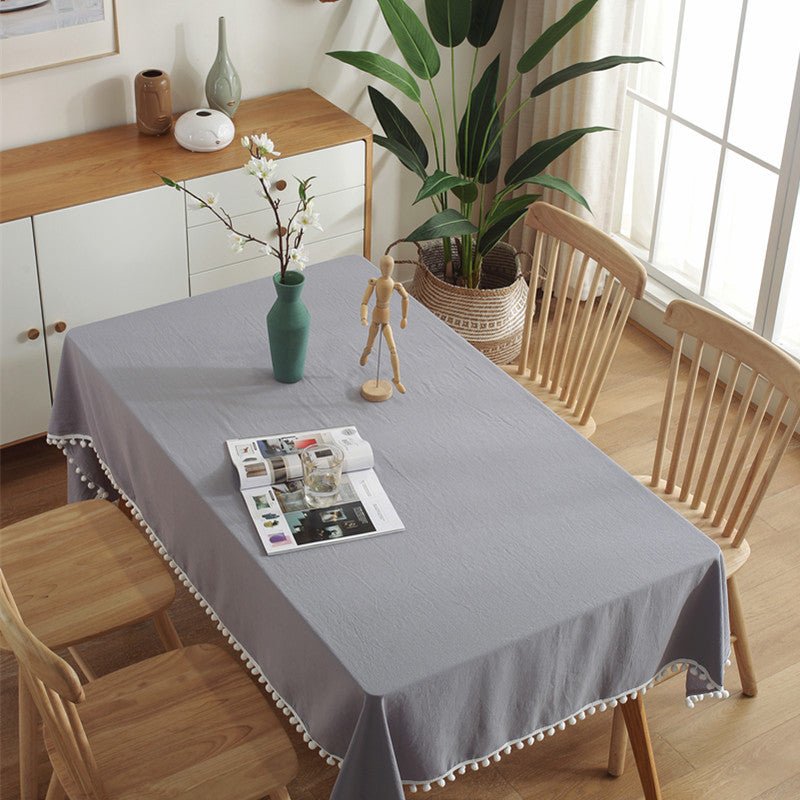 Moore Tassel Tablecloth -Table Cloth- Delicors