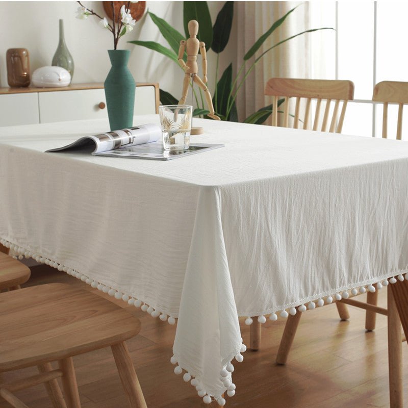 Moore Tassel Tablecloth -Table Cloth- Delicors