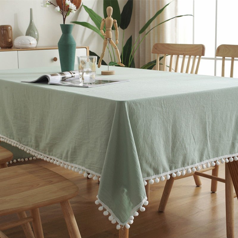 Moore Tassel Tablecloth -Table Cloth- Delicors