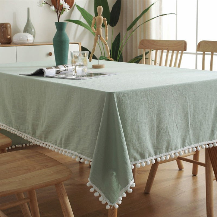 Moore Tassel Tablecloth -Table Cloth- Delicors
