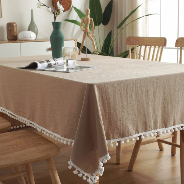Moore Tassel Tablecloth -Table Cloth- Delicors