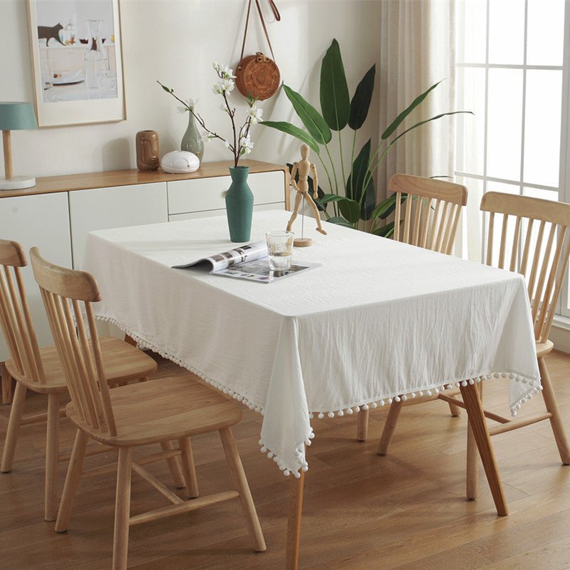 Moore Tassel Tablecloth -Table Cloth- Delicors