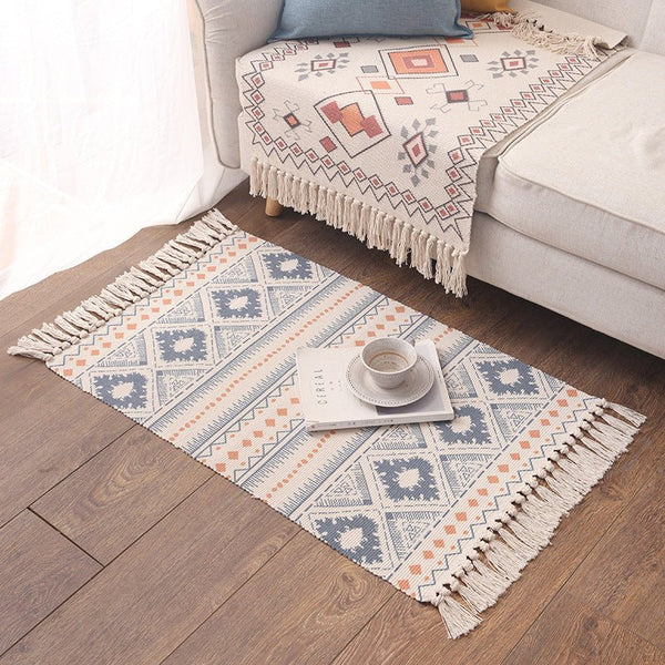 Morrocan Boho Chic Mat -Bath Mats & Rugs- Delicors
