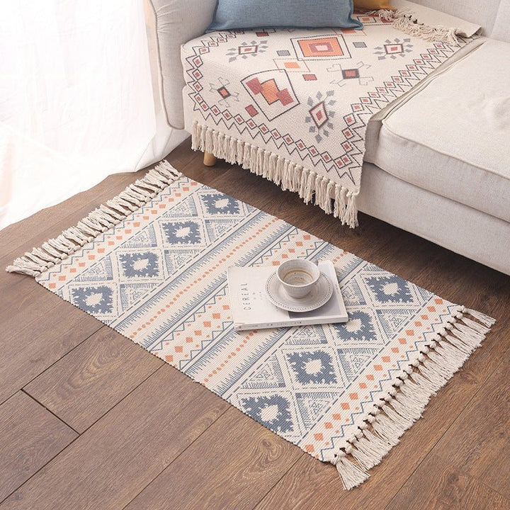 Morrocan Boho Chic Mat -Bath Mats & Rugs- Delicors