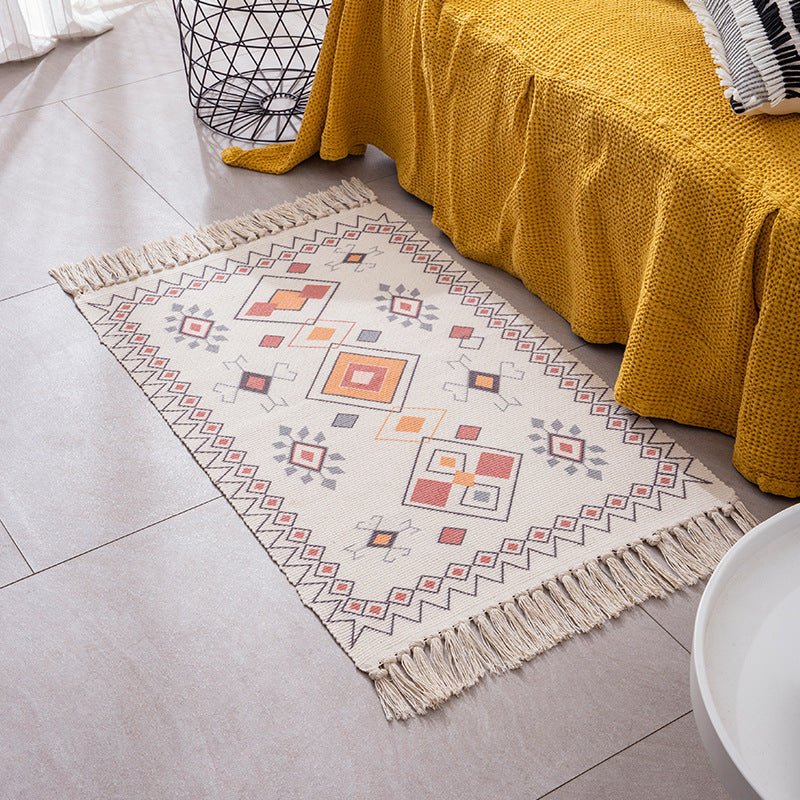 Morrocan Boho Chic Mat -Bath Mats & Rugs- Delicors