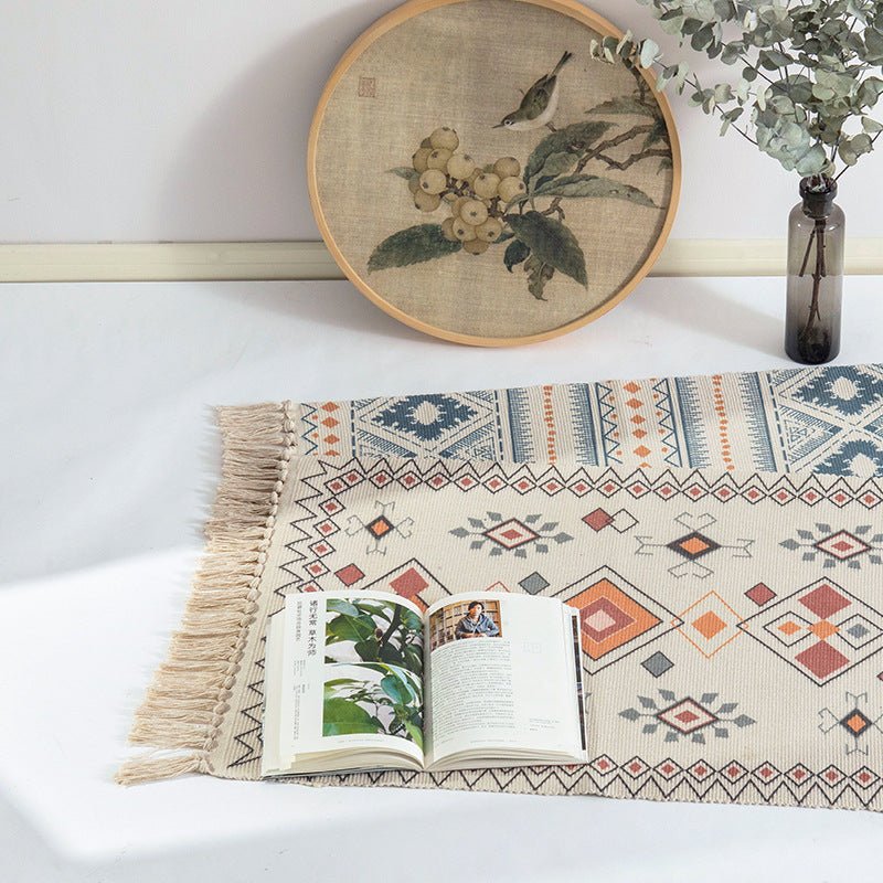 Morrocan Boho Chic Mat -Bath Mats & Rugs- Delicors