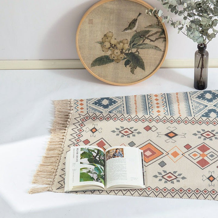 Morrocan Boho Chic Mat -Bath Mats & Rugs- Delicors