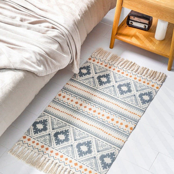 Morrocan Boho Chic Mat -Bath Mats & Rugs- Delicors
