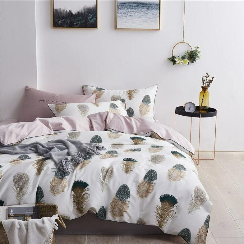 Native Feathers Bedding Set -- Delicors
